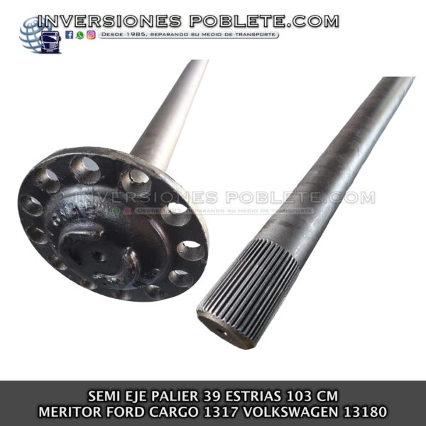 Semi Eje Palier Ford Cargo 1317 Volkswagen  13180
