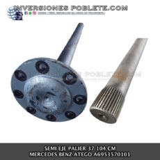 Semi Eje Palier Mercedes Benz ATEGO 37 Estrías  104 CM