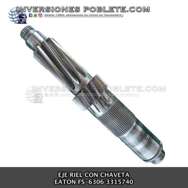 Eaton 3315740 Eje Triple con Chaveta