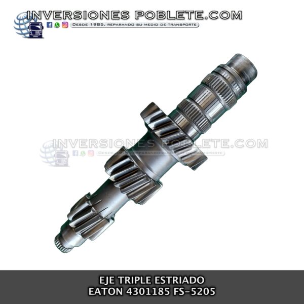 Eaton 4301183 Eje Triple Estriado FS-5205