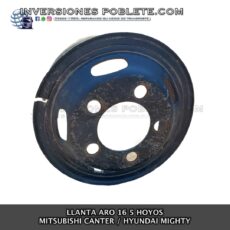 Llanta 5 Hoyos  Mitsubichi Canter/Hyundai Mighty Aro 16
