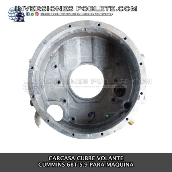 Cubre Volante Motor Cummins 6BT 5.9 Maquina - Imagen 2
