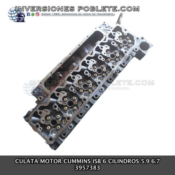 Culata Motor Cummins ISB 6 Cilindros 5.9-6.7 3957383