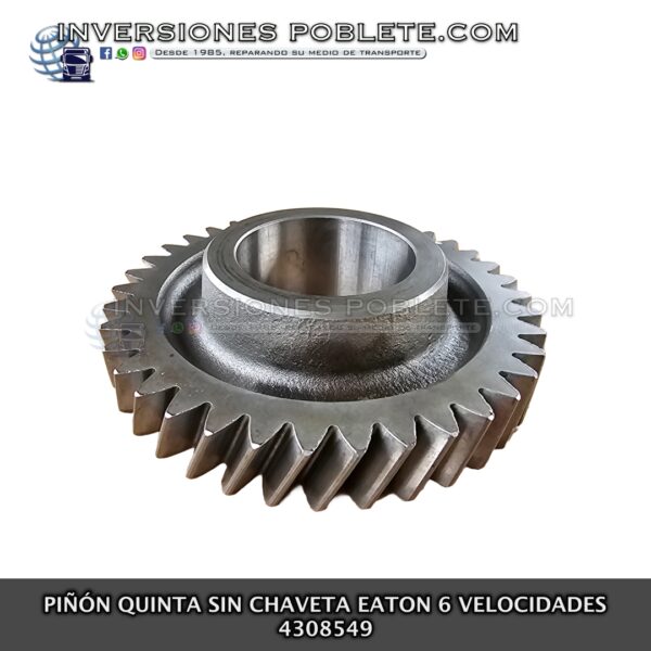 Eaton 4308549 Piñón Quinta Sin Chaveta 6 Velocidades